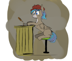 Size: 1558x1308 | Tagged: safe, artist:1101001, oc, oc only, pony, alcohol, female, mare, simple background, solo, whyipostedthis