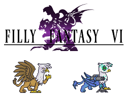 Size: 250x190 | Tagged: safe, artist:rydelfox, gilda, griffon, g4, filly fantasy vi, pixel art, sprite