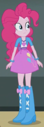 Size: 199x564 | Tagged: safe, pinkie pie, equestria girls, g4, my little pony equestria girls: rainbow rocks, balloon, boots, bracelet, clothes, high heel boots, jewelry, skirt