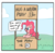 Size: 721x701 | Tagged: safe, artist:firenhooves, pinkie pie, earth pony, pony, g4, blushing, booth, charlie brown, chest fluff, cute, dialogue, diapinkes, ear fluff, female, happy, heart eyes, hug, lucy van pelt, lucy's advice booth, mare, open mouth, peanuts, reference, sale, shut up and take my money, sign, smiling, solo, warm, wingding eyes