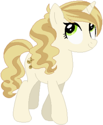 Size: 286x348 | Tagged: safe, artist:ra1nb0wk1tty, sweet biscuit, pony, unicorn, g4, female, mare, simple background, solo, white background