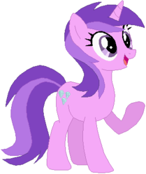 Size: 313x374 | Tagged: safe, artist:ra1nb0wk1tty, amethyst star, sparkler, pony, unicorn, g4, female, mare, simple background, solo, white background