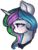 Size: 469x610 | Tagged: safe, artist:rappy-yum, princess celestia, alicorn, pony, g4, blushing, bow, bust, cute, cutelestia, female, head only, mare, portrait, profile, simple background, smiling, solo, transparent background, younger