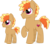 Size: 600x531 | Tagged: safe, artist:tambelon, oc, oc only, oc:applesauce, earth pony, pony, colt, magical lesbian spawn, male, offspring, parent:applejack, parent:rainbow dash, parents:appledash, simple background, solo, stallion, transparent background, watermark