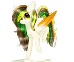 Size: 3000x2520 | Tagged: safe, artist:php146, oc, oc only, oc:toxic paw, pegasus, pony, eye clipping through hair, female, high res, mare, simple background, solo, transparent background