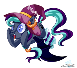 Size: 1580x1401 | Tagged: safe, artist:iheartjapan789, oc, oc only, oc:witch hunt, bat pony, pony, female, hat, mare, simple background, solo, transparent background, witch hat