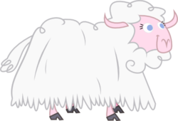 Size: 376x255 | Tagged: safe, artist:xenoneal, sheep, g4, sisterhooves social, .svg available, animal, simple background, solo, svg, transparent background, vector