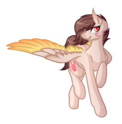 Size: 3726x3774 | Tagged: safe, artist:amazing-artsong, oc, oc only, oc:diva, pegasus, pony, female, high res, mare, one wing out, raised leg, simple background, solo, transparent background, walking