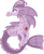 Size: 575x700 | Tagged: safe, artist:tambelon, oc, oc only, oc:fermata, hippocampus, merpony, siren, female, simple background, siren oc, solo, transparent background, watermark