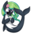 Size: 1024x1124 | Tagged: safe, artist:kellythedrawinguni, oc, oc only, oc:marina (efnw), orca pony, original species, whale pony, compass, cute, female, mare, ocbetes, seashell, simple background, solo, transparent background