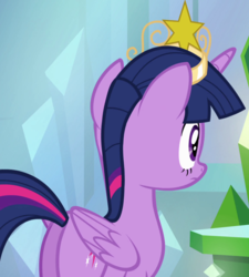 Size: 971x1079 | Tagged: safe, screencap, twilight sparkle, alicorn, pony, equestria girls, g4, my little pony equestria girls, big crown thingy, butt, cropped, crown, female, folded wings, jewelry, mare, plot, regalia, solo, twibutt, twilight sparkle (alicorn), wings