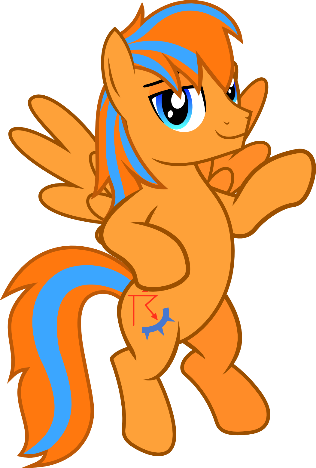 Safe Artist Lightningbolt Derpibooru Exclusive Oc Oc Only Oc Cold Front Pegasus