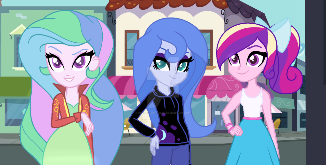 2190037 - safe, artist:azaleasdolls, artist:cari28ch3, princess cadance,  princess celestia, princess luna, fairy, human, equestria girls, g4, barely  eqg related, clothes, crossover, crown, disney, disney style, dolldivine,  dress, fairies, fairy wings