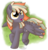 Size: 674x700 | Tagged: safe, artist:tambelon, oc, oc only, oc:leek stalk, pegasus, pony, female, mare, simple background, solo, watermark