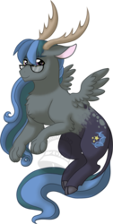 Size: 452x900 | Tagged: safe, artist:tambelon, oc, oc only, oc:tantabus, draconequus, hybrid, interspecies offspring, male, offspring, parent:discord, parent:princess celestia, parents:dislestia, solo, watermark