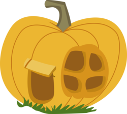 Size: 3346x3000 | Tagged: safe, artist:sollace, g4, the hooffields and mccolts, .svg available, high res, home, no pony, pumpkin, pumpkin house, show accurate, simple background, transparent background, vector