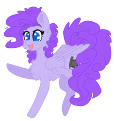 Size: 2448x2600 | Tagged: safe, artist:solstacesong, oc, oc only, oc:digi sketch, pegasus, pony, chest fluff, colored pupils, female, fluffy, high res, mare, simple background, solo, transparent background
