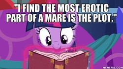 Size: 600x337 | Tagged: safe, edit, edited screencap, screencap, twilight sparkle, alicorn, pony, a hearth's warming tail, g4, book, futurama, image macro, male, meme, memeful.com, twilight sparkle (alicorn)