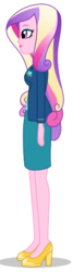 Size: 157x584 | Tagged: safe, dean cadance, princess cadance, equestria girls, g4, my little pony equestria girls: friendship games, clothes, female, high heels, shoes, simple background, skirt, solo, transparent background, vector