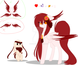 Size: 1024x860 | Tagged: safe, artist:php146, oc, oc only, oc:sora, pony, seraph, eye clipping through hair, female, mare, multiple wings, reference sheet, solo