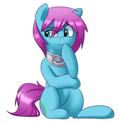 Size: 500x515 | Tagged: safe, artist:victoreach, oc, oc only, earth pony, pony, commission, pose, thinking