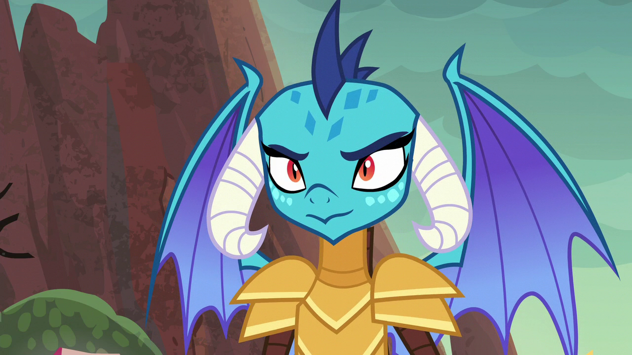 1397655 Safe Screencap Princess Ember Dragon G4 Gauntlet Of Fire Dragon Armor Female 5667