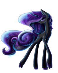 Size: 1024x1290 | Tagged: safe, artist:kodiiver, oc, oc only, oc:nightmare regalia, pony, unicorn, female, mare, simple background, solo, transparent background