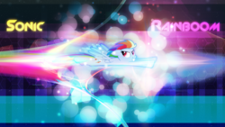 Size: 3840x2160 | Tagged: safe, artist:game-beatx14, artist:php11, rainbow dash, g4, 4k, female, flying, high res, solo, wallpaper