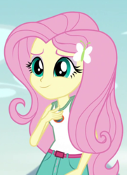 Size: 520x720 | Tagged: safe, screencap, fluttershy, equestria girls, g4, my little pony equestria girls: legend of everfree, camp everfree outfits, clothes, cropped, cute, female, shorts, shyabetes, solo