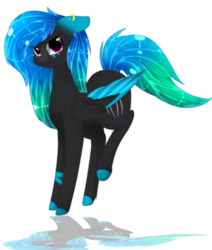 Size: 2442x2886 | Tagged: safe, artist:php146, oc, oc only, pegasus, pony, ear piercing, earring, eye clipping through hair, female, high res, jewelry, mare, piercing, reflection, simple background, solo, transparent background