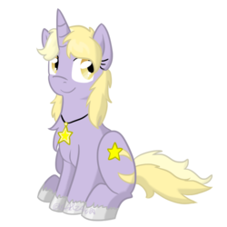Size: 1024x1024 | Tagged: safe, artist:usagi-zakura, dinky hooves, g4, female, jewelry, necklace, older, solo