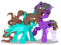 Size: 900x670 | Tagged: safe, artist:snow angel, oc, oc only, pony, clothes, duo, socks