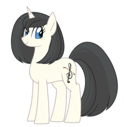 Size: 1024x1043 | Tagged: safe, artist:azure-art-wave, oc, oc only, oc:mia strings, pony, unicorn, female, mare, offspring, parent:neon lights, parent:vinyl scratch, parents:vinylights, simple background, solo, transparent background