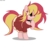 Size: 5254x4418 | Tagged: safe, artist:asika-aida, oc, oc only, oc:fire lilly, earth pony, pony, absurd resolution, clothes, cute, female, jewelry, mare, necklace, simple background, skirt, skirt lift, solo, transparent background