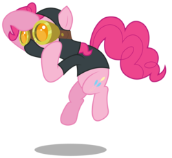 Size: 3264x3000 | Tagged: safe, artist:brony-works, pinkie pie, earth pony, pony, g4, the crystal empire, female, high res, pinkie spy, simple background, solo, transparent background, vector