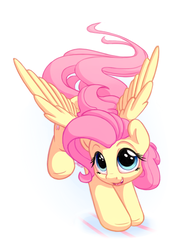 Size: 1100x1400 | Tagged: safe, artist:bobdude0, fluttershy, pegasus, pony, g4, cute, female, looking at you, mare, shyabetes, simple background, smiling, solo