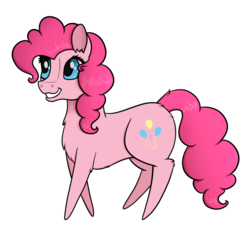 Size: 1024x947 | Tagged: safe, artist:fia94, pinkie pie, earth pony, pony, g4, female, simple background, smiling, solo, transparent background