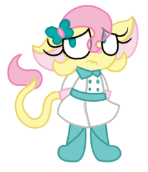Size: 735x849 | Tagged: safe, artist:thefanficfanpony, fluttershy, abyssinian, cat, anthro, g4, 3:, abyssinianized, cute, female, fluttercat, simple background, solo, species swap, transparent background