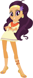 Size: 282x666 | Tagged: safe, artist:ra1nb0wk1tty, saffron masala, equestria girls, g4, equestria girls-ified, female, simple background, solo, white background