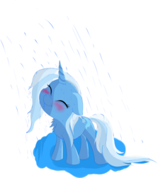Size: 3179x3568 | Tagged: safe, artist:brok-enwings, trixie, pony, unicorn, g4, bath, blushing, cute, diatrixes, eyes closed, female, high res, mare, simple background, solo, transparent background, weapons-grade cute, wet mane