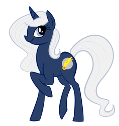 Size: 784x826 | Tagged: safe, artist:partypoison, oc, oc only, oc:stardancer, pony, unicorn, looking at you, smiling, solo