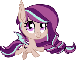 Size: 545x433 | Tagged: safe, artist:kellythedrawinguni, oc, oc only, oc:sombre sonata, bat pony, pony, chibi, female, mare, simple background, solo, transparent background