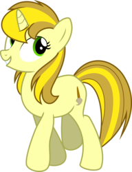 Size: 1673x2174 | Tagged: safe, artist:limedreaming, oc, oc only, oc:yellow star, pony, unicorn, female, mare, simple background, solo, transparent background, walking