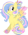 Size: 1024x1263 | Tagged: safe, artist:slasharu, oc, oc only, oc:buttons, pegasus, pony, female, mare, multicolored hair, rainbow power, rainbow power-ified, simple background, smiling, solo, transparent background