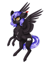 Size: 1627x2101 | Tagged: safe, artist:nightstarss, oc, oc only, oc:cloudy night, pony, female, flying, mare, simple background, solo, transparent background