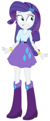 Size: 755x1811 | Tagged: safe, artist:mlprocker123, rarity, equestria girls, g4, my little pony equestria girls: rainbow rocks, boots, bracelet, clothes, cute, female, high heel boots, simple background, skirt, solo, transparent background, vector, worried