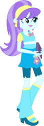 Size: 189x540 | Tagged: safe, artist:ra1nb0wk1tty, aqua blossom, equestria girls, g4, my little pony equestria girls, book, boots, female, flower, high heel boots, raised leg, simple background, solo, white background