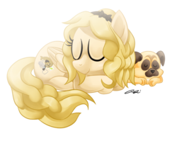 Size: 817x682 | Tagged: safe, artist:iheartjapan789, oc, oc only, dog, pegasus, pony, female, mare, simple background, transparent background