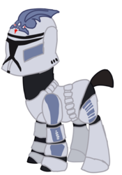 Size: 506x722 | Tagged: safe, artist:ripped-ntripps, pony, clone, clone trooper, clone wars, ponified, simple background, solo, star wars, transparent background