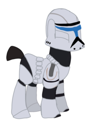 Size: 768x1024 | Tagged: safe, artist:ripped-ntripps, pony, clone, clone trooper, clone wars, ponified, republic commando, simple background, solo, star wars, transparent background